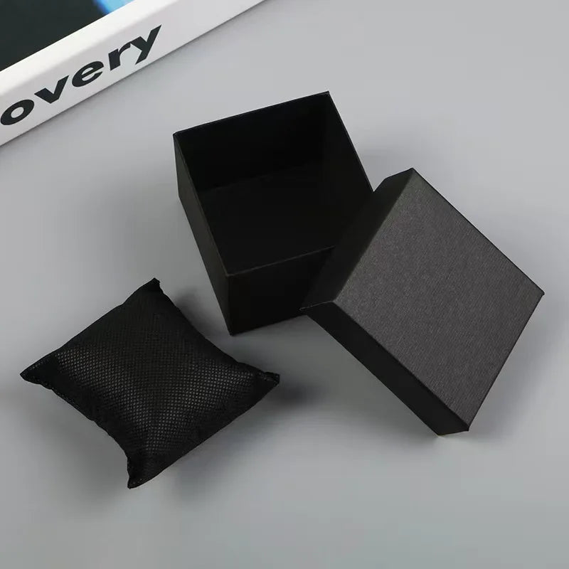 Set Cadou Premium pentru Bărbați – Ceas, Brățară, Colier și Inel | Black Edition