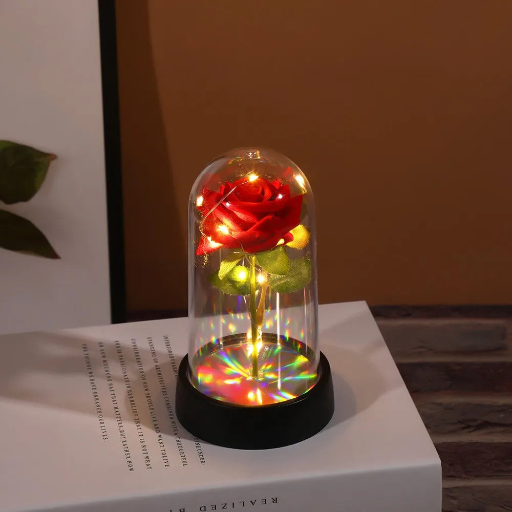 Trandafir Etern LED – Cadoul Perfect pentru Persoana Iubită 🌹