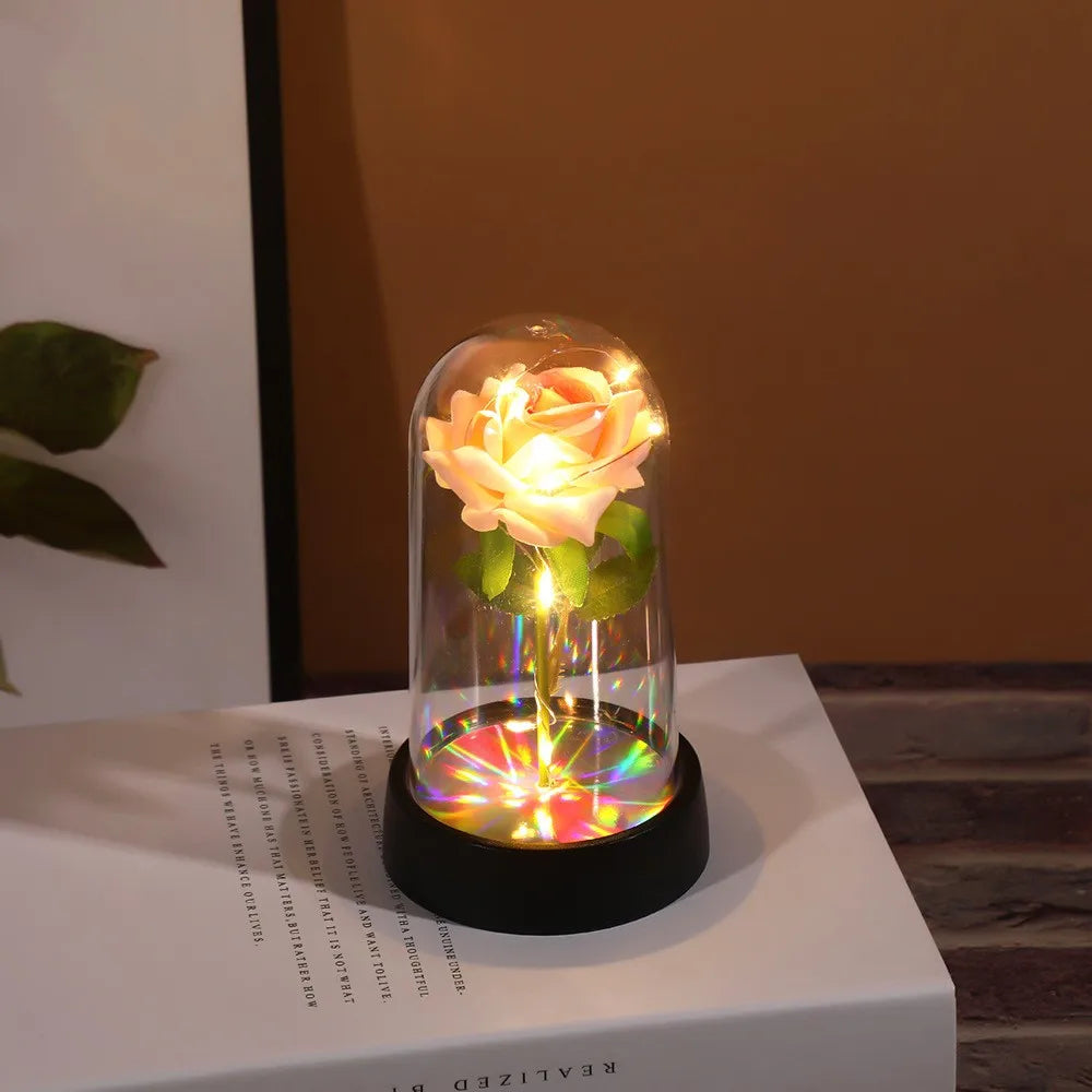 Trandafir Etern LED – Cadoul Perfect pentru Persoana Iubită 🌹