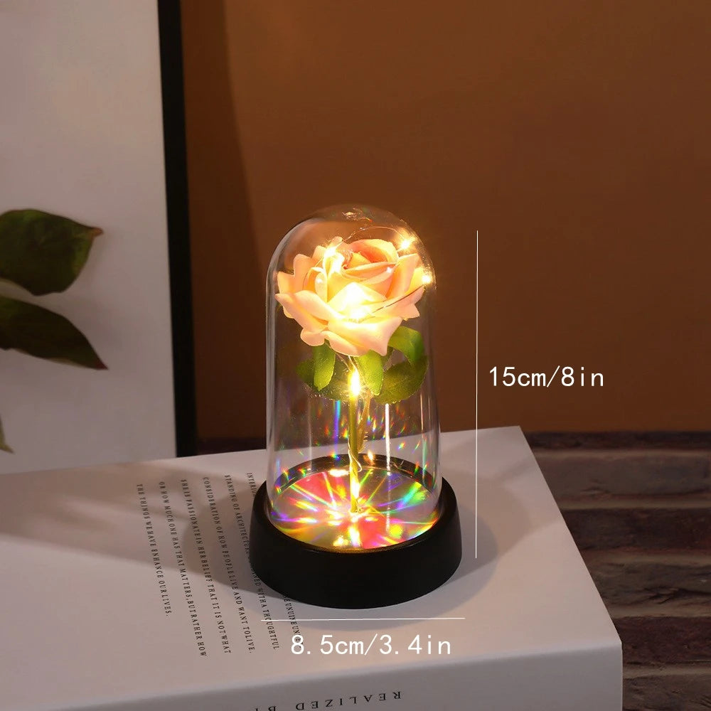 Trandafir Etern LED – Cadoul Perfect pentru Persoana Iubită 🌹