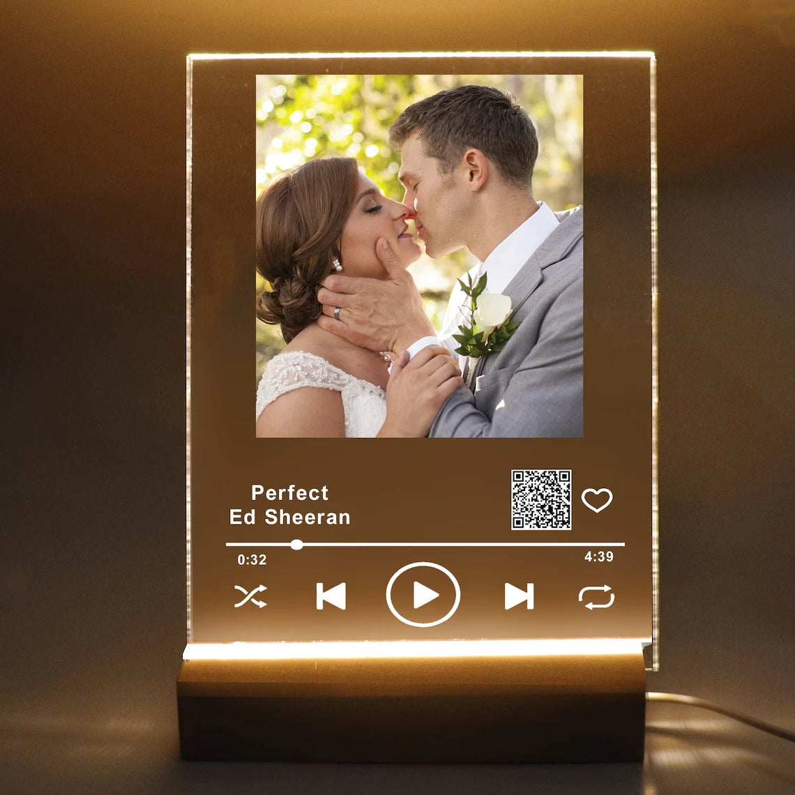 Lampa Personalizată Spotify cu Poză ❤️ | Cadoul perfect pentru persoana iubită