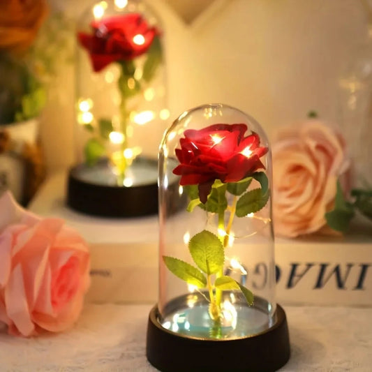 Trandafir Etern LED – Cadoul Perfect pentru Persoana Iubită 🌹