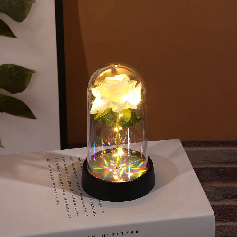 Trandafir Etern LED – Cadoul Perfect pentru Persoana Iubită 🌹