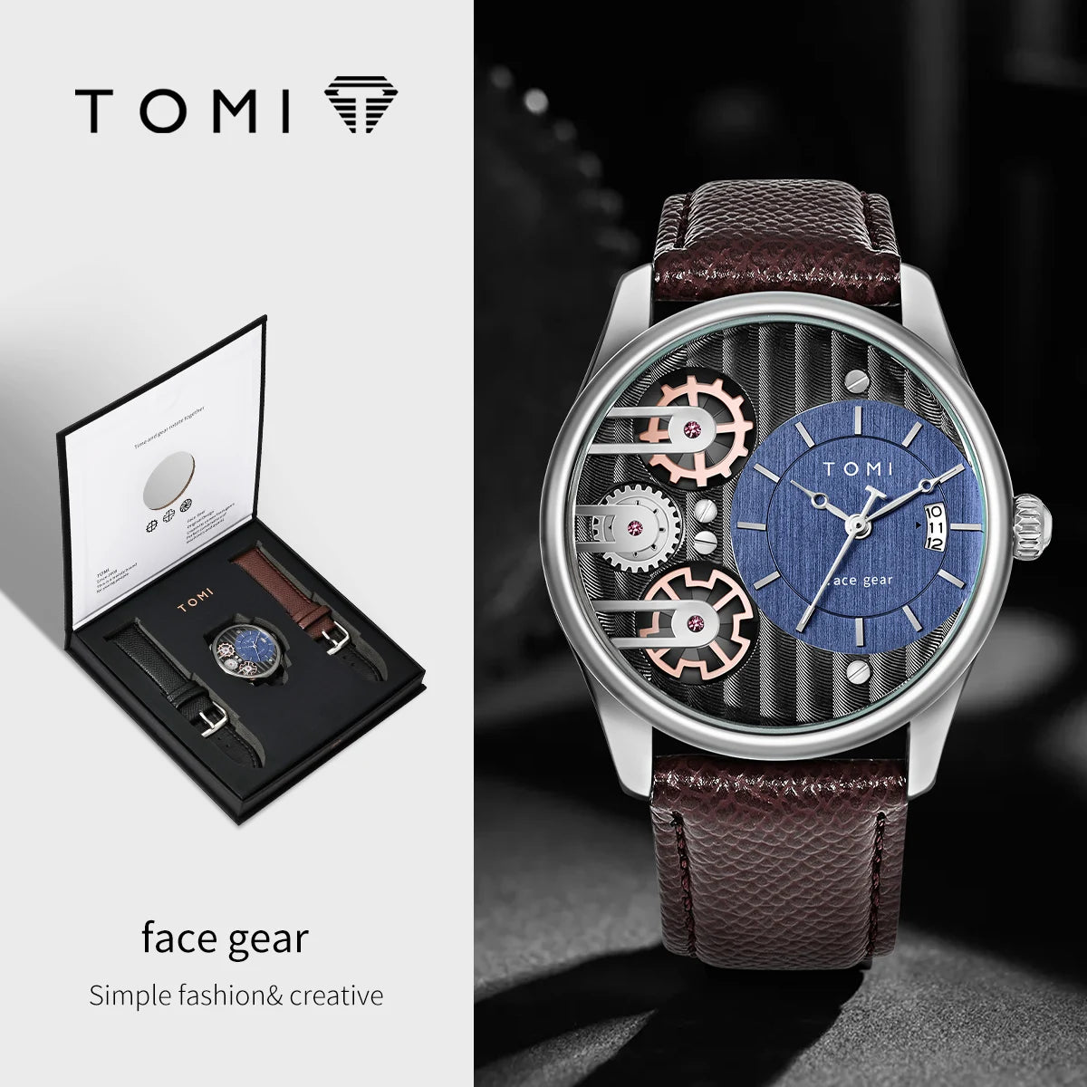 Ceas Premium TOMI pentru Bărbați – Elegant & Business
