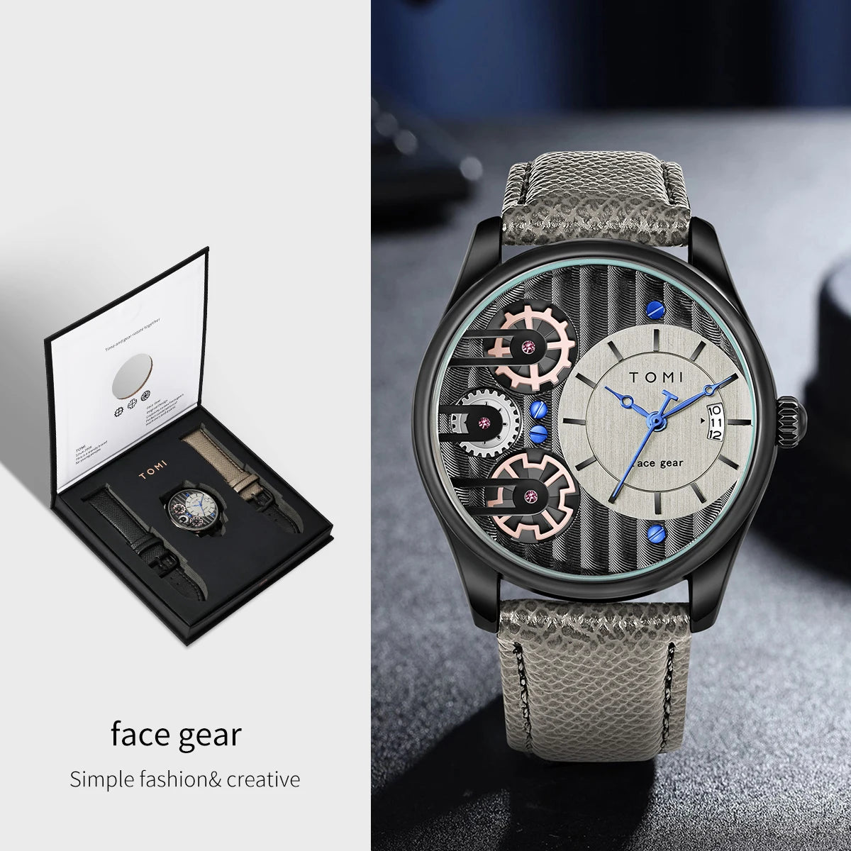Ceas Premium TOMI pentru Bărbați – Elegant & Business