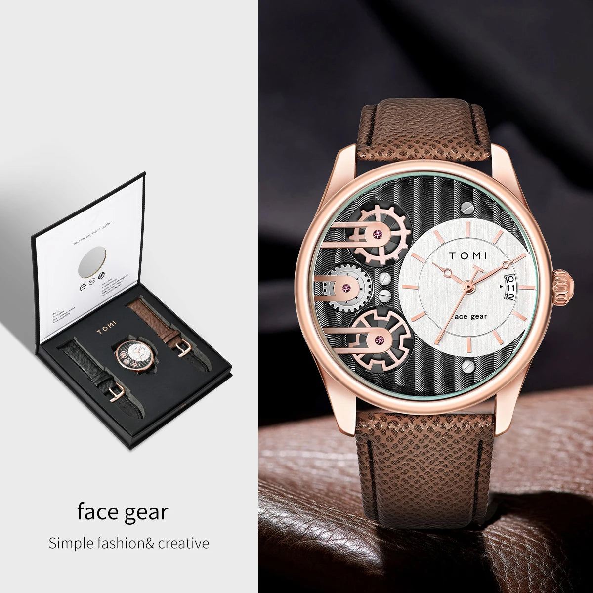 Ceas Premium TOMI pentru Bărbați – Elegant & Business